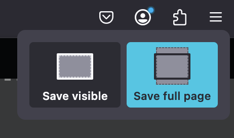 Firefox Screenshot Tool