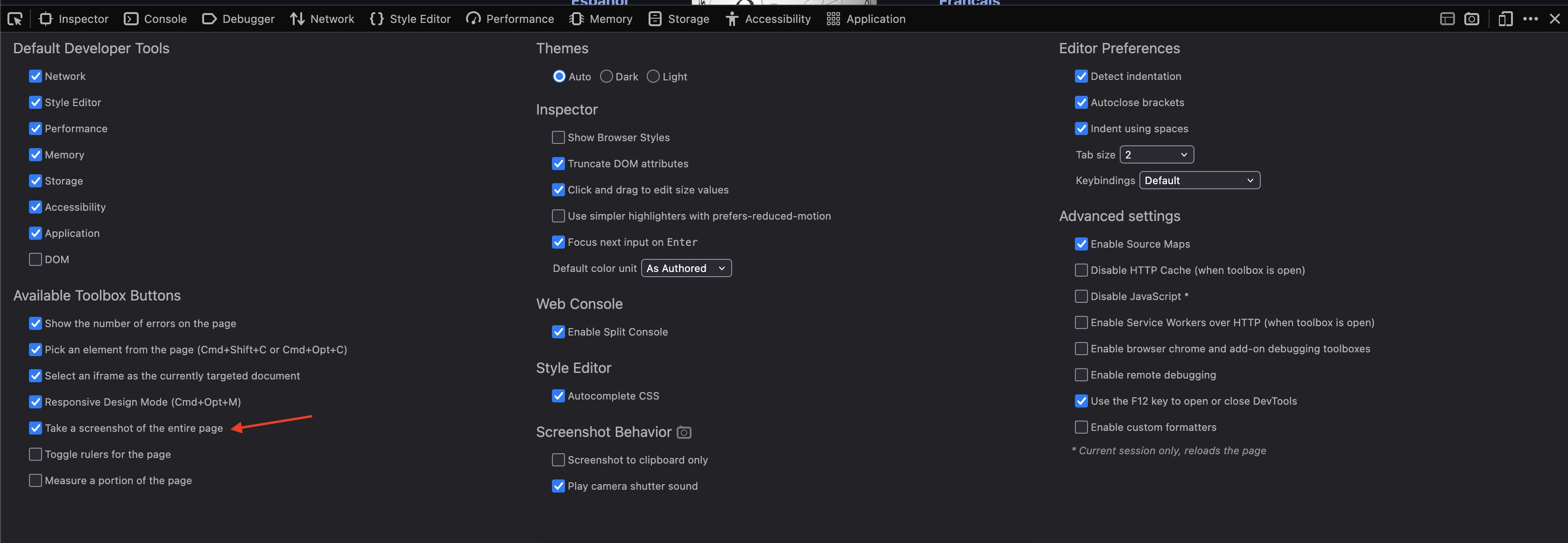 Firefox Full Page Screenshot